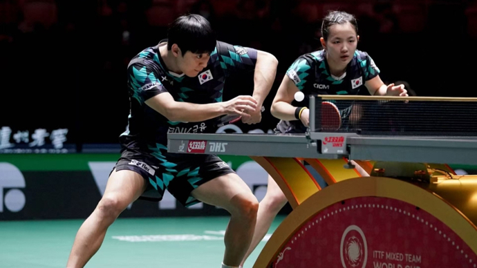 韩国乒乓球队鏖战日本乒乓球队,波尔绝境逆转 韩国乒乓球队鏖战日本乒乓球队,波尔绝境逆转